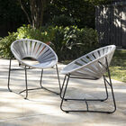 Rondly Outdoor Rope Chairs – 2pc Set, GRAY, hi-res image number 0