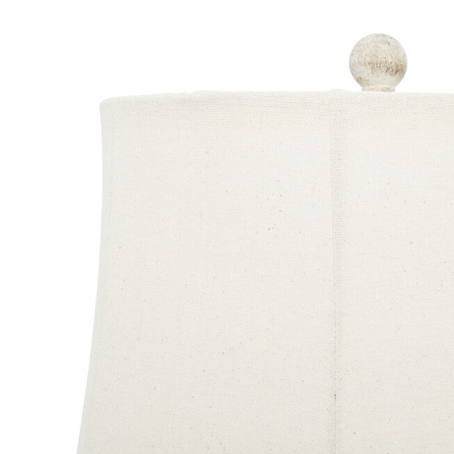 Set Of 2 White Polystone French Country Table Lamp, , alternate image number 3