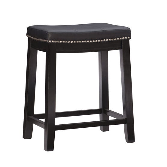 Crowell BLACK COUNTER STOOL, BLACK, hi-res image number null