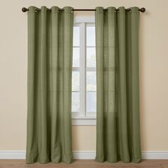 Windows Curtains D Drapery Sets Brylane Home Cotton Canvas Collection
