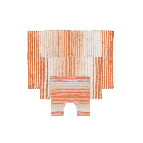 Gradiation 3-Pc. Bath Rug Set, CORAL, hi-res image number null