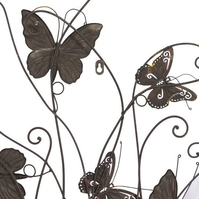 Brown Metal Eclectic Wall Decor, , alternate image number null