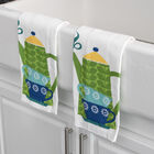 Pigment Print Dual Woven Kitchen Towel, Two Pack, , alternate image number null