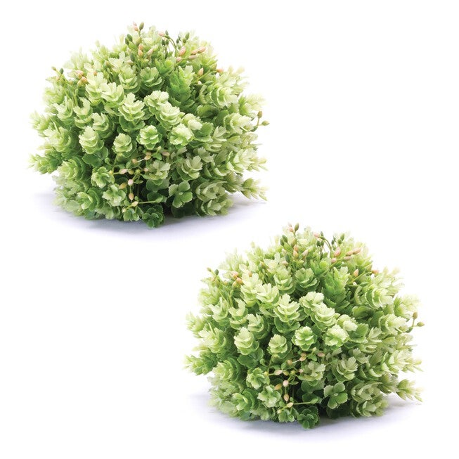 Foliage Half Orb (Set of 2), GREEN, alternate image number null
