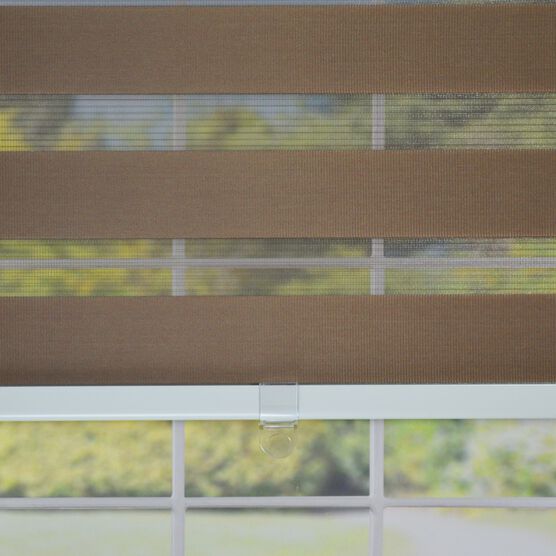 Cordless Zebra Slimline Privacy Window Shade Window, , alternate image number null