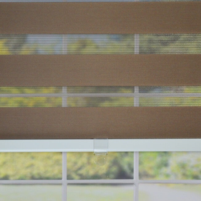 Cordless Zebra Slimline Privacy Window Shade Window, , alternate image number 7
