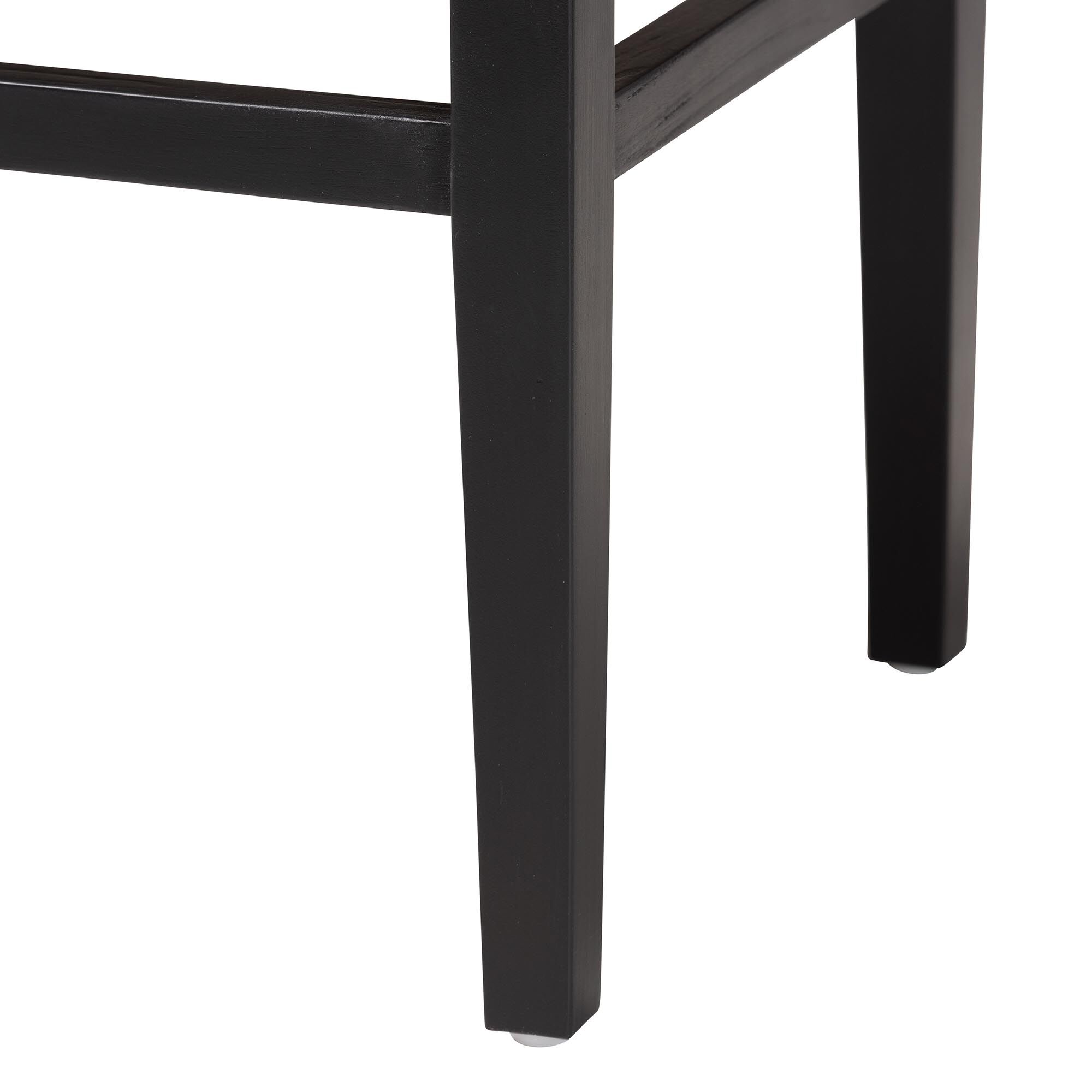 Amber Seagrass Accent Bench, BLACK, alternate image number 4