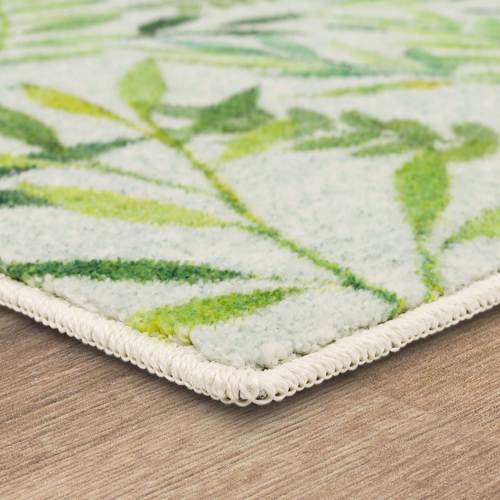 Leaf Fronds Kitchen Rug, , on-hover image number 1