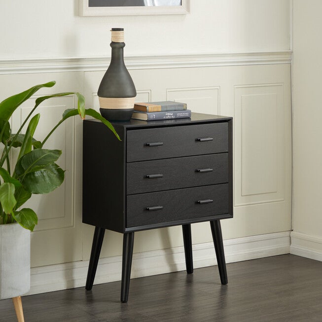 Black Pine Modern Chest, 29x24x12, , alternate image number null