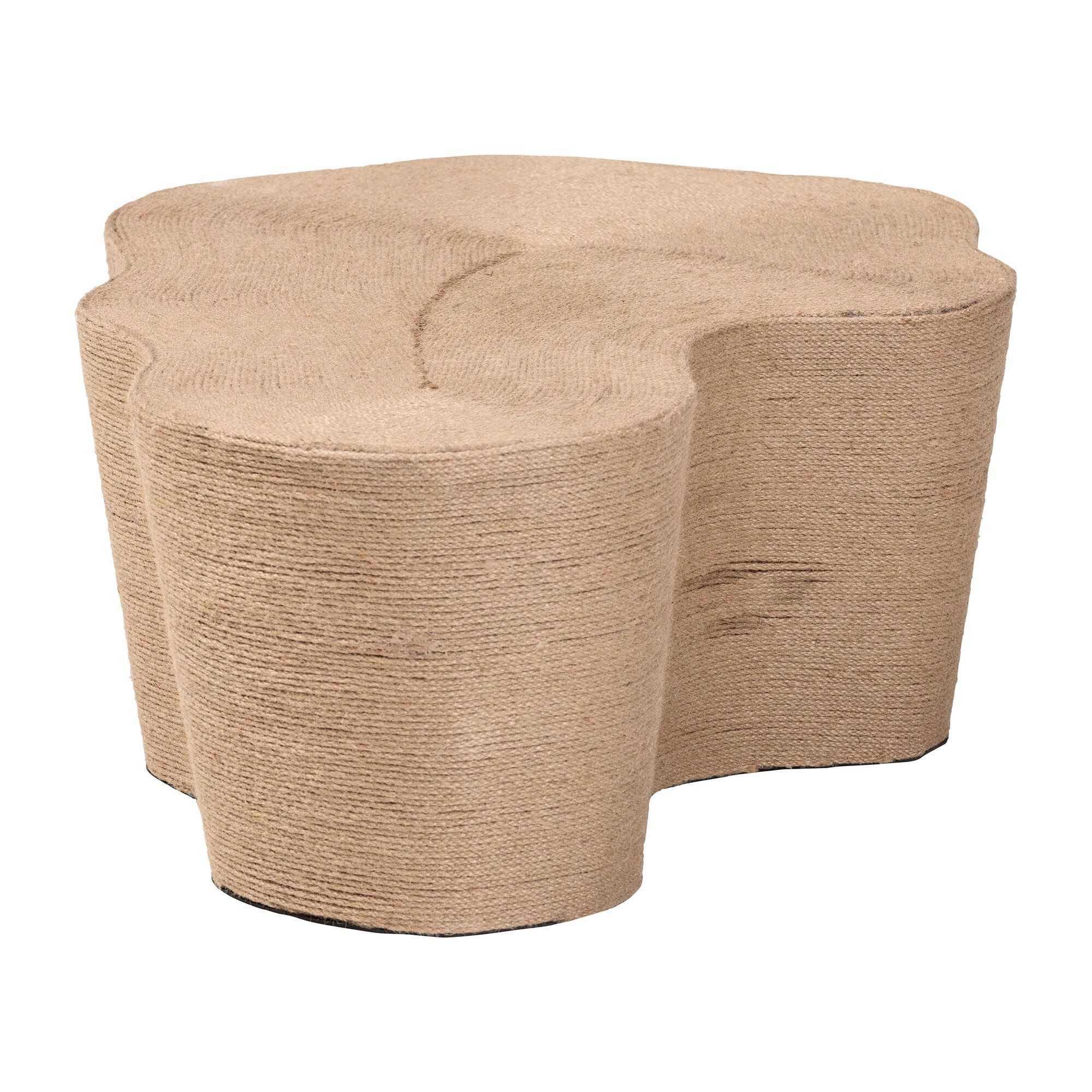 Edna Natural Jute Coffee Table, BROWN, alternate image number 3