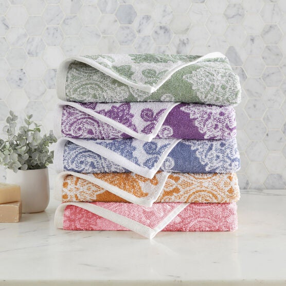 Damask Bath Sheet, , on-hover image number null