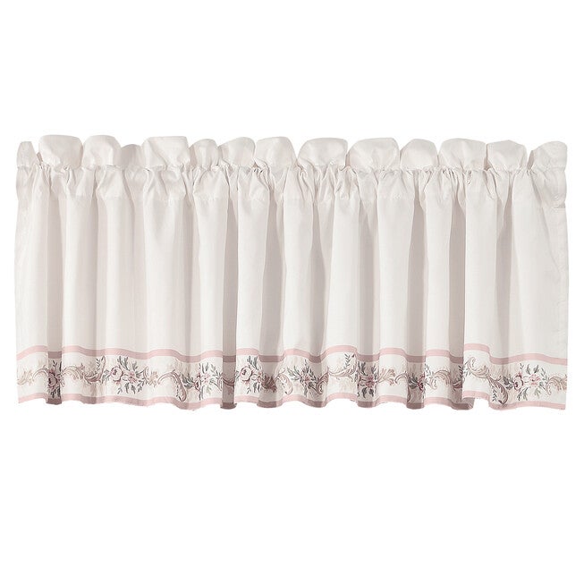 Avant Garden Window Straight Valance, BLUSH, alternate image number 4
