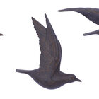 Set Of 3 Brown Resin Farmhouse Birds Wall Décor, , alternate image number null