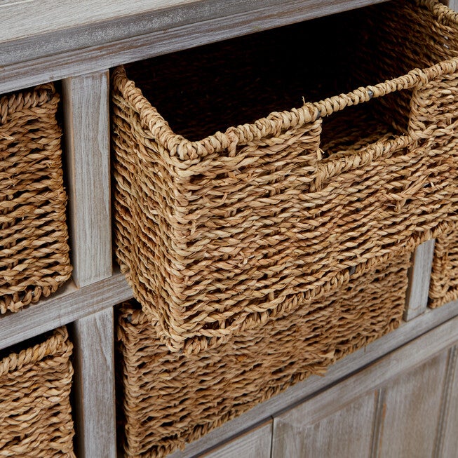 Brown Traditional Wood Storage Unit, 35 x 38, , alternate image number null