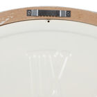 White Coastal Wood Wall Clock, , alternate image number null