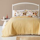 Somerset Ruffled Gingham Quilt And Pillow Sham Set, , on-hover image number null