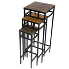 3-Pc. Slate Sq. Plant Stands, , alternate image number null