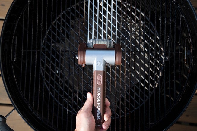 Horsepower™ Giddy Up™ Bristle-Free Grill Brush, , alternate image number null