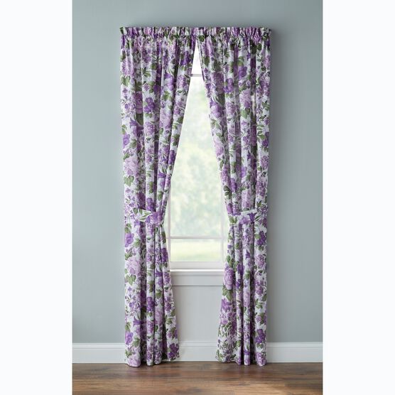 Florence Panel Set with Tiebacks 42&quot;W x 84&quot;L, 