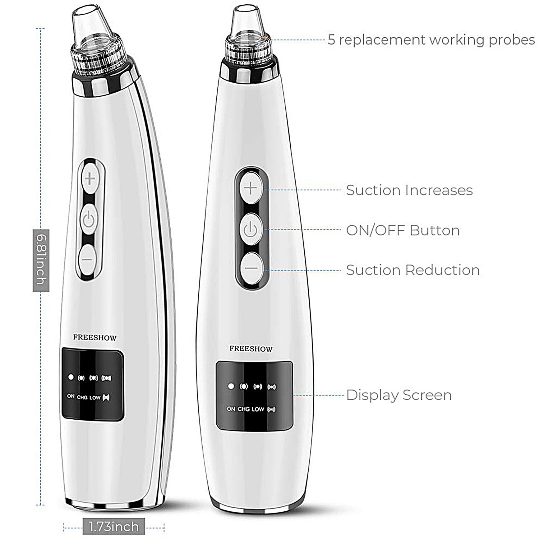 Vacuum Pressure Suction Pore Cleanser Beauty Tools, , on-hover image number 1