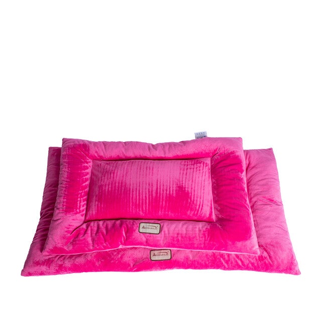 Medium Pet Bed Mat , Dog Crate Soft Pad With Poly Fill Cushion, , alternate image number null