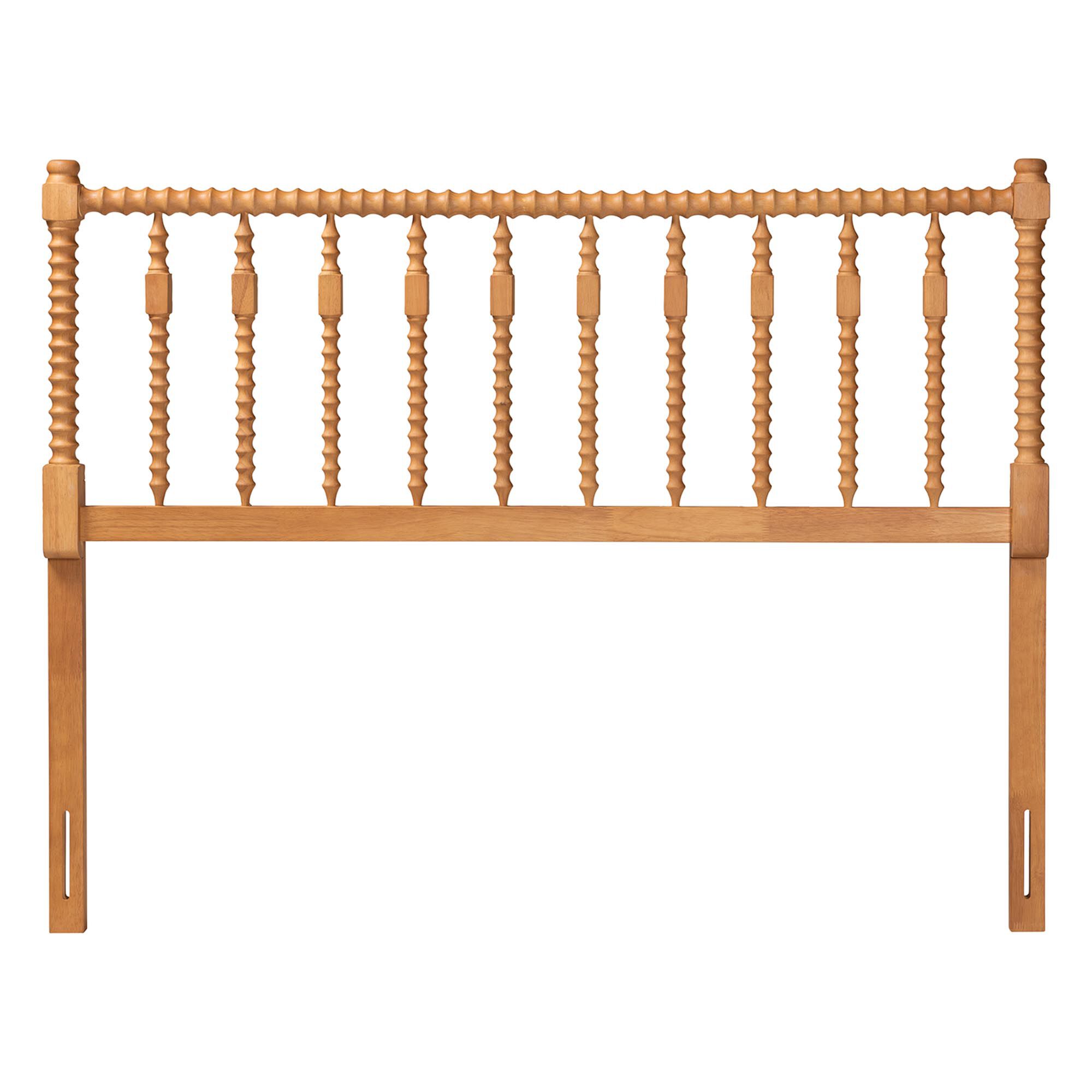 Juliette Turned Spindle Headboard, BROWN, alternate image number 2