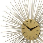 Gold Metal Contemporary Wall Clock, , alternate image number null