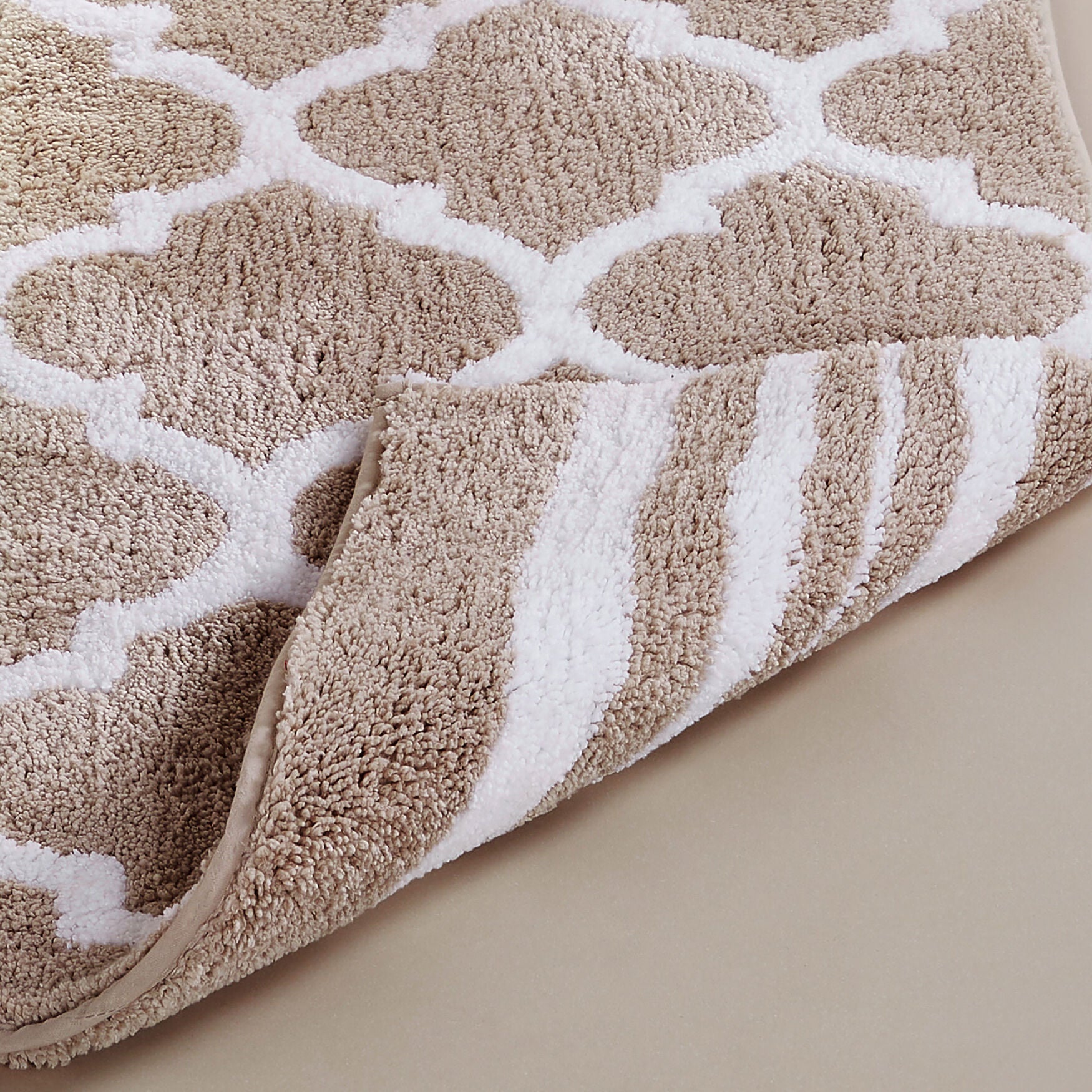 Marrakesh Collection 100% Polyester 17 inches X 24 inches Rectangle Bath Rug, , alternate image number 3