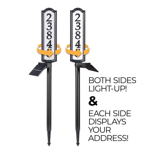 SolarSOLutions™ Aurora Solar LED Address Post, , alternate image number 3
