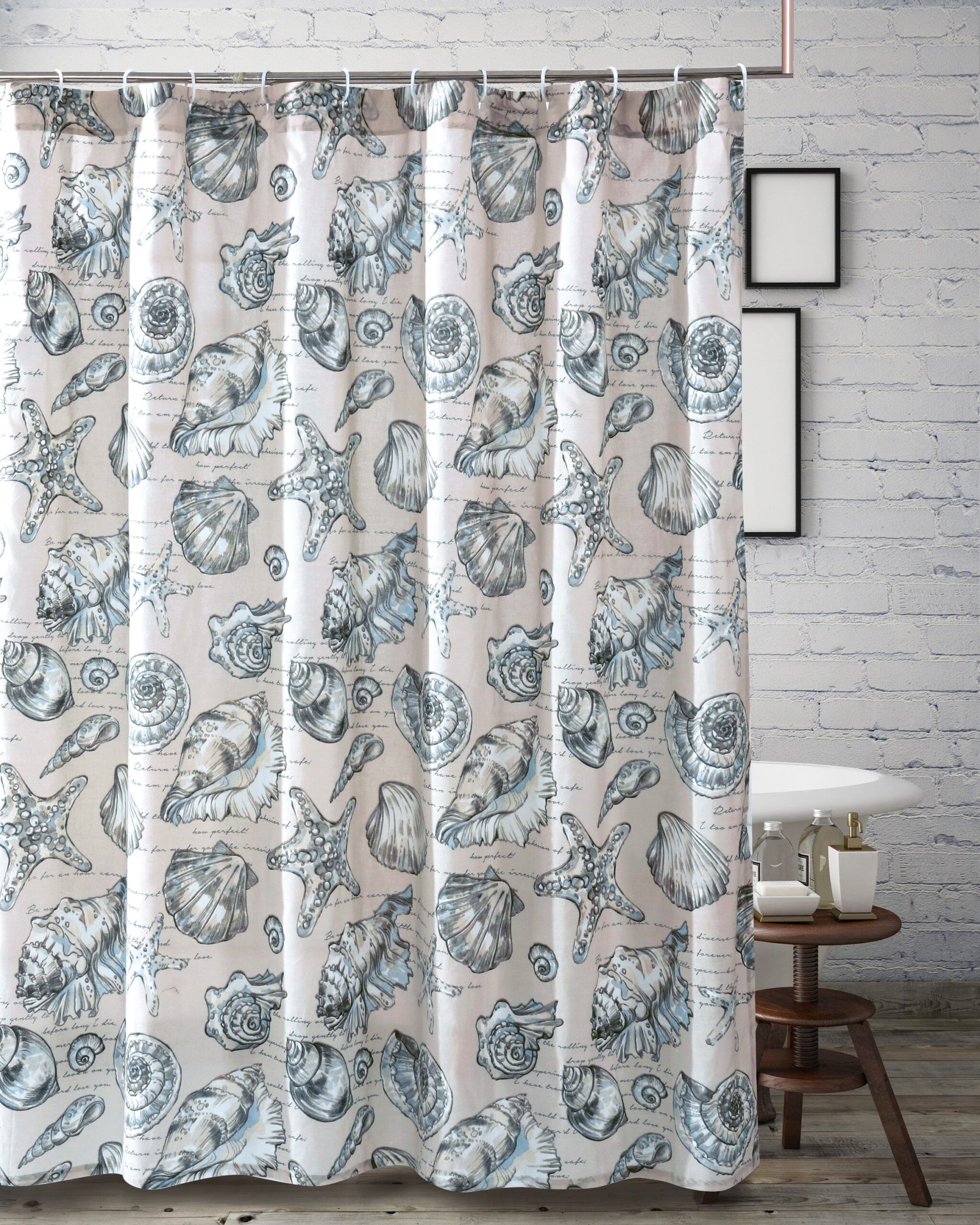 Cruz Bath and Shower Curtain, Linen, LINEN, alternate image number 3