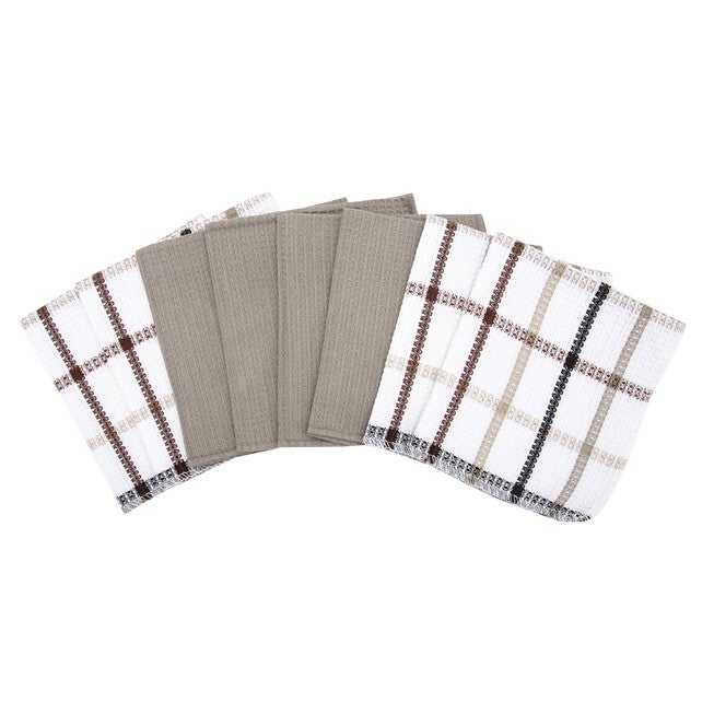 8Pk Waffle Dish Cloth, NEUTRAL, hi-res image number null