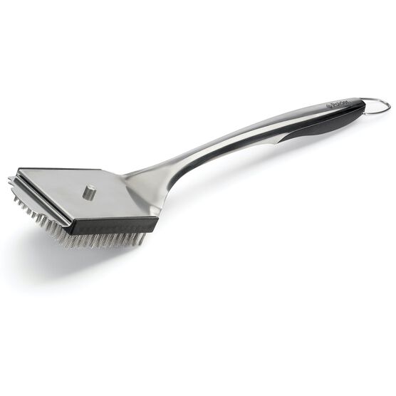 STAINLESS STEEL GRILL BRUSH, STAINLESS STEEL, hi-res image number null