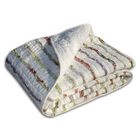Bella Ruffle Quilted Throw Blanket, , on-hover image number 1