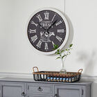 Black Farmhouse Wood Wall Clock, , alternate image number null