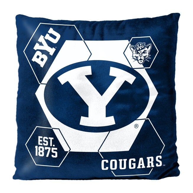 BYU Connector Velvet Reverse Pillow, MULTI, hi-res image number null