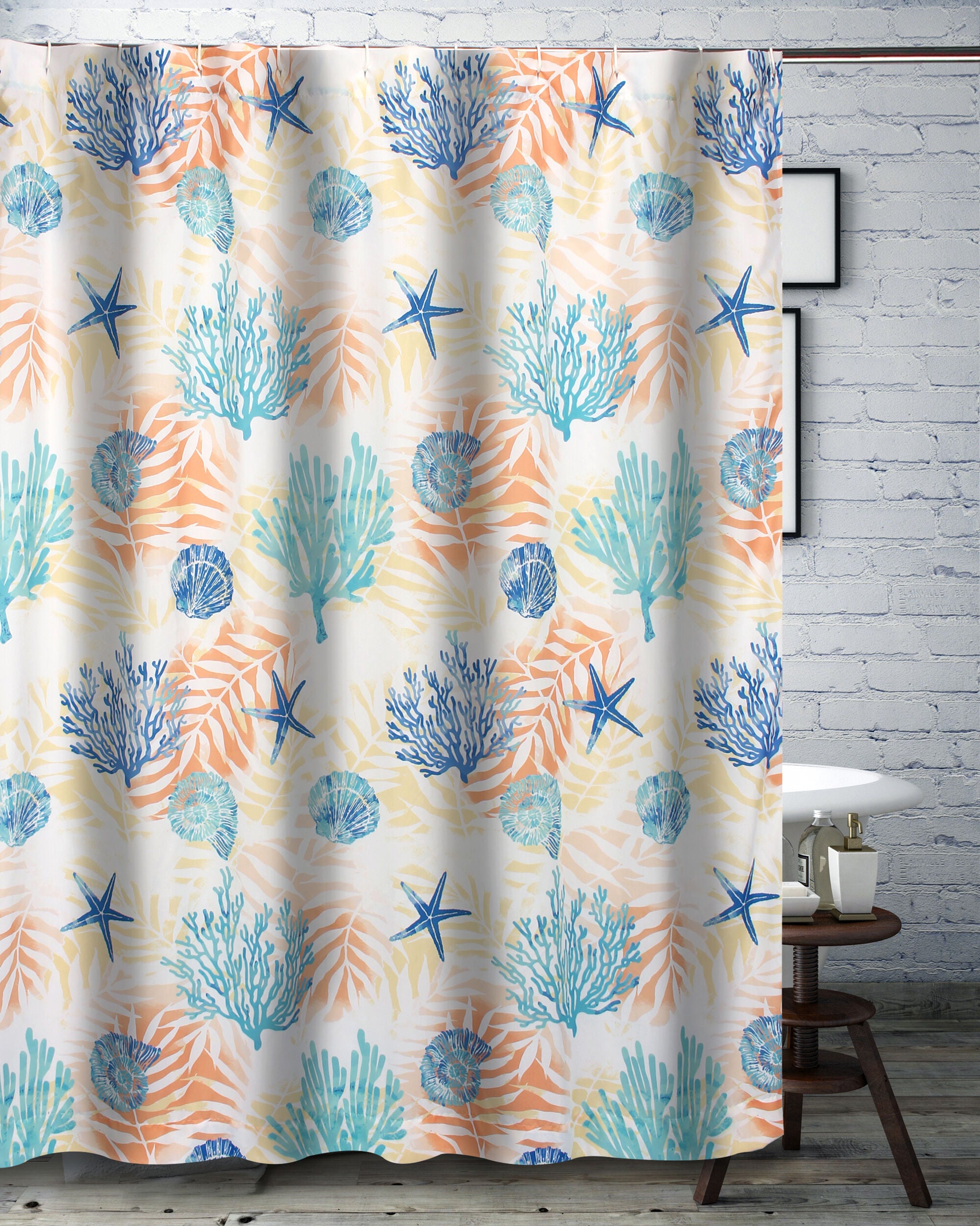 Montego Bath and Shower Curtain, AQUA, alternate image number 3