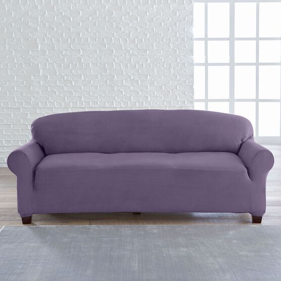 Brylanehome Studio Vera Stretch Velvet Extra Long Sofa Slipcover Brylanehome Studio Vera Stretch Velvet