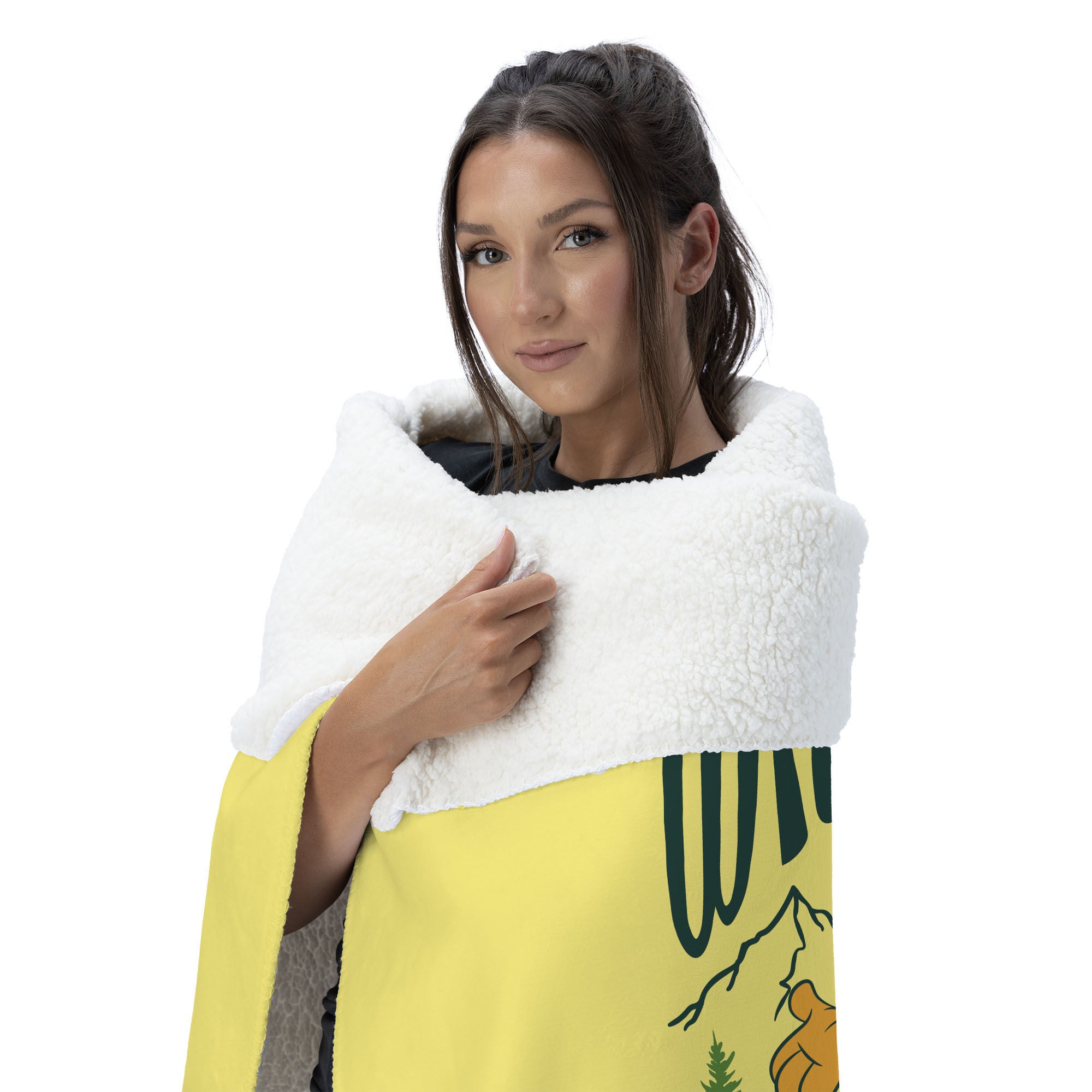 Nickelodeon Garfield Where's the TV Silk Touch Sherpa Throw Blanket 50x60 Inches, YELLOW, alternate image number 2