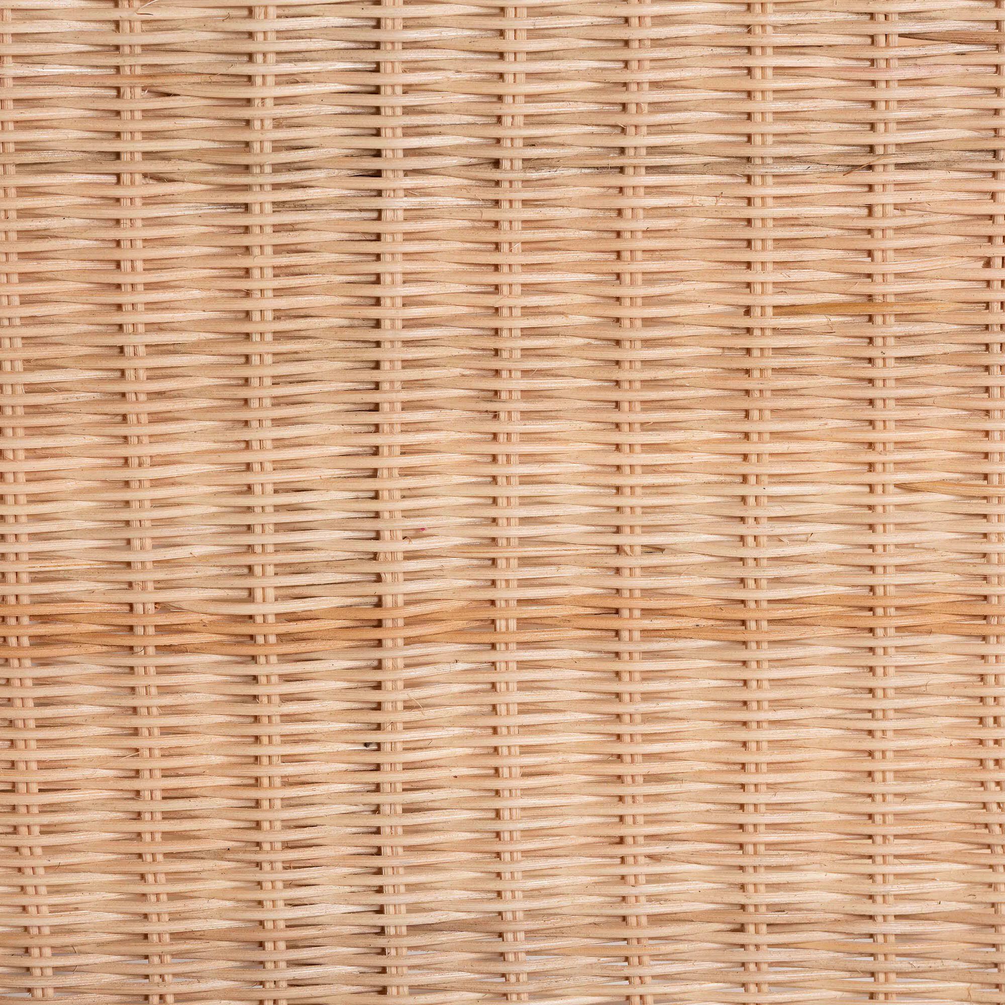 Eloisa Natural Rattan End Table, BROWN, alternate image number 6