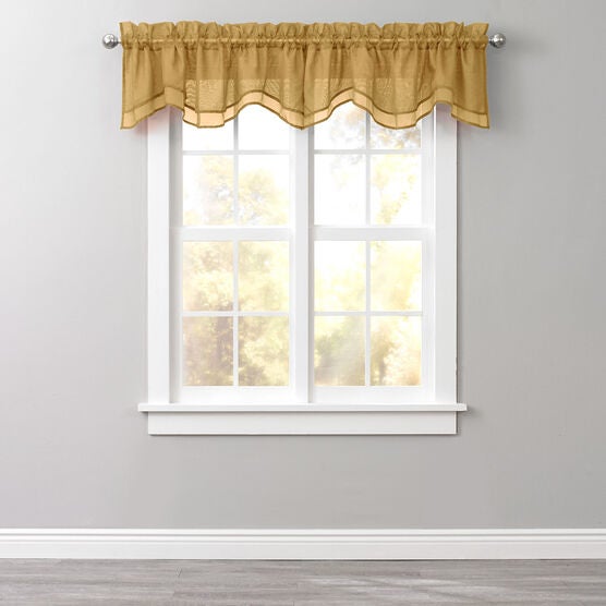 BH Studio® Sheer Voile Layered Valance, BH Studio® Sheer Voile Layered Valance,