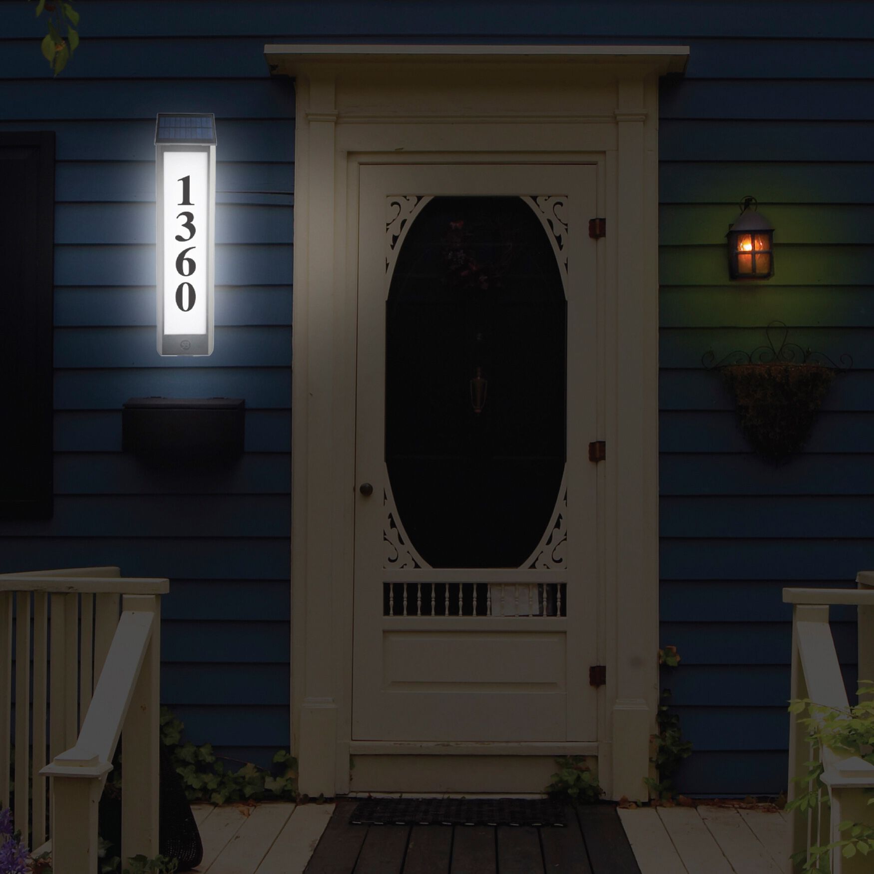 Sensor Brite&reg; Solar-Powered Address Sign, , alternate image number 2