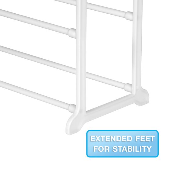 Saving Design, 7-Tier Shoe Rack Storage Organizer, Holds Up To 30-Pair, 35.43" X 8.86" X 36.61", Black, , alternate image number null