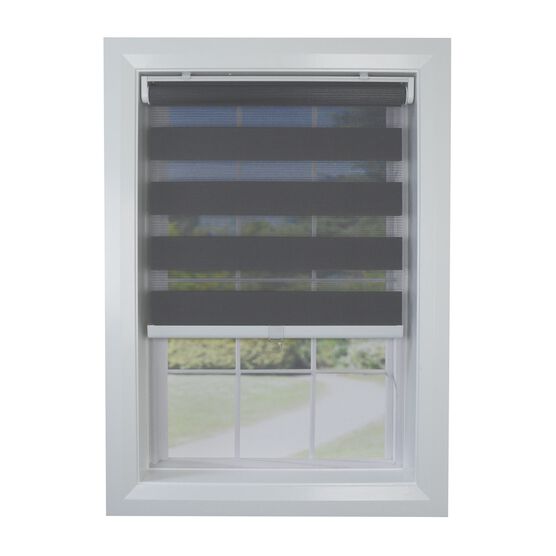 Cordless Zebra Slimline Privacy Window Shade Window, , alternate image number null