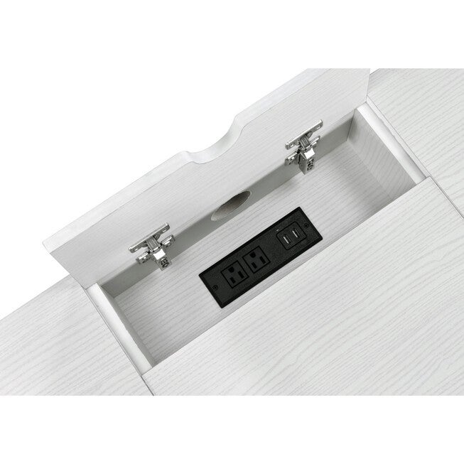 Built-In Usb Port Writing Desk, , alternate image number 4
