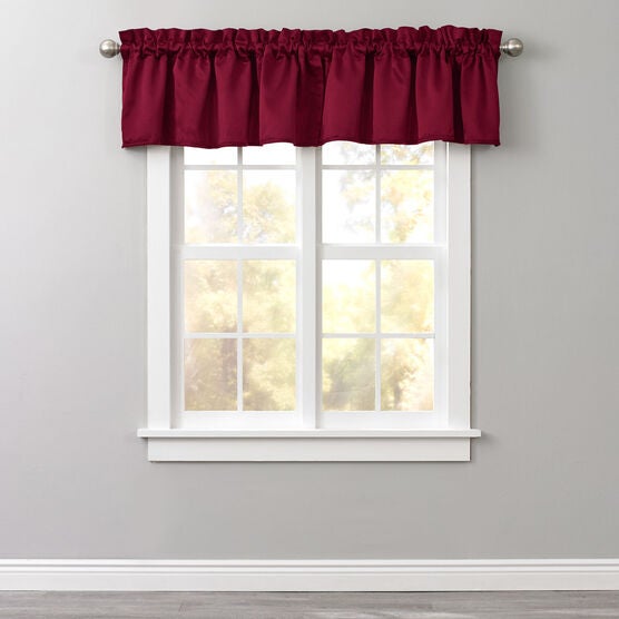 BH Studio Room-Darkening Rod-Pocket Valance, BH Studio Room-Darkening Rod-Pocket Valance,