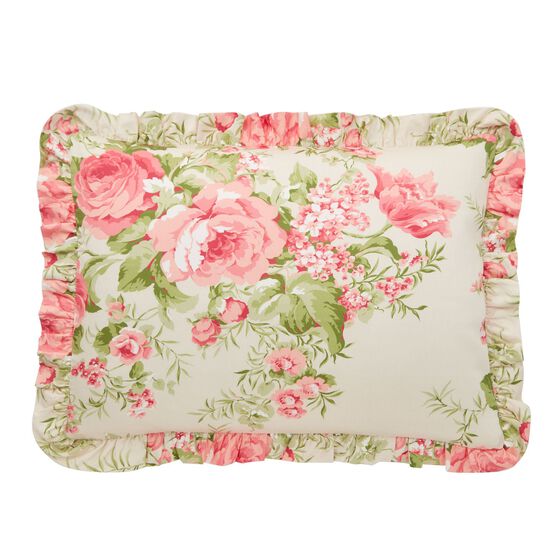 Brianna Cabbage Rose Sham, Brianna Cabbage Rose Sham,