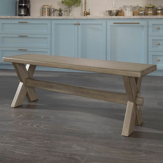 Mountain Lodge Trestle Bench By Home Styles Benches Ottomans