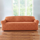 BH Studio Ikat Stretch Extra-Long Sofa Slipcover, CAYENNE, hi-res image number null