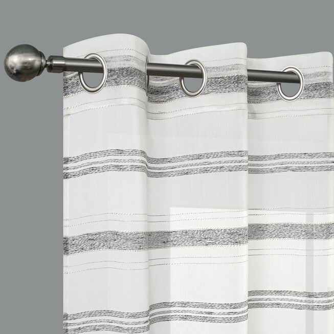 Horizons Semi Sheer Grommet Panel Pair, , on-hover image number 1