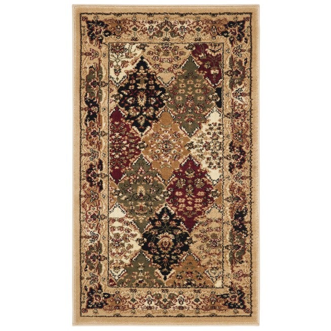 Lyndhurst 221 Multi / Beige 2'-3 inches X 4' Accent Rug, MULTI BEIGE, hi-res image number null